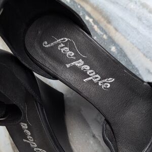 Free People Black Sandals